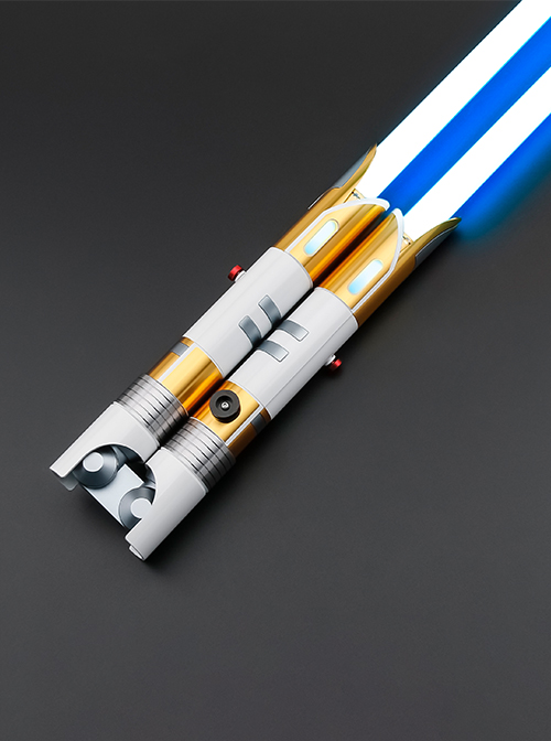 Replica Series Temple Guard Gold White Hilt Handle Lightsaber
