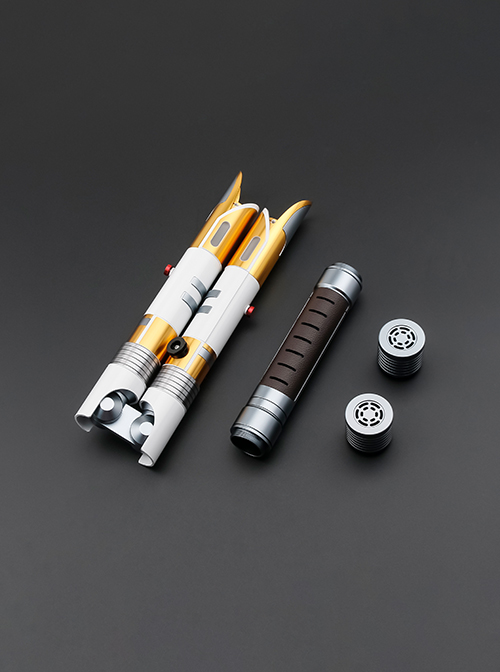 Replica Series Temple Guard Gold White Hilt Handle Lightsaber