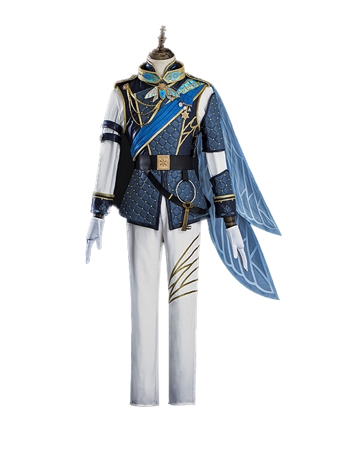 Game Identity V Prisoner Luca Balsa Winter Cicada Halloween Cosplay Costume Full Set