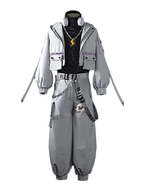 Game Identity V Prisoner Luca Balsa Rice Halloween Cosplay Costume Full Set