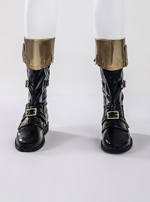 Game Identity V Naib Subedar Mercenary Cabinet Of Curiosities Halloween Cosplay Accessories Black Boots