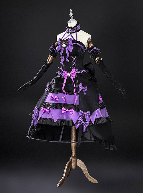 Game Identity V Sanrio Big Star Collaboration Mary Bloody Queen Halloween Cosplay Costume Full Set