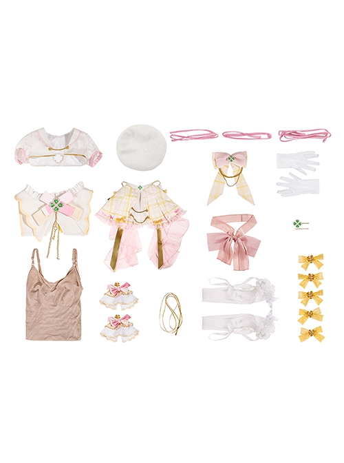 Vtuber Ace Taffy Idol costumeHalloween Cosplay Costume Full Set