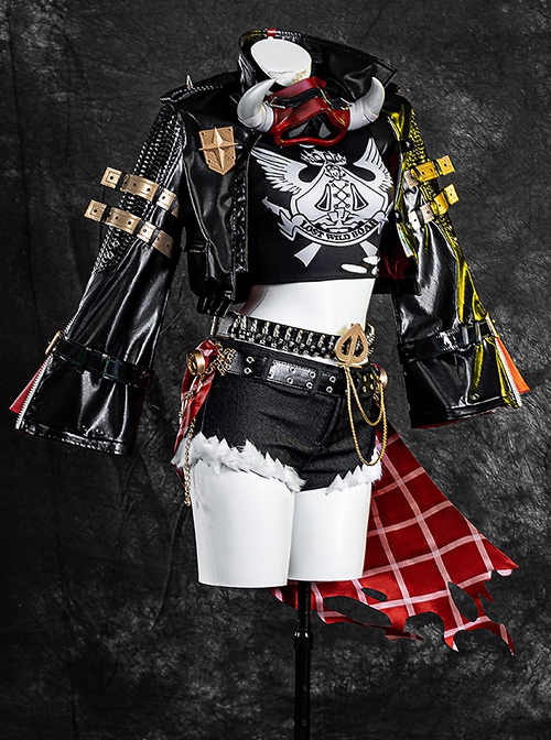 Game Zenless Zone Zero Lucyana De Montefio Halloween Cosplay Costume Full Set
