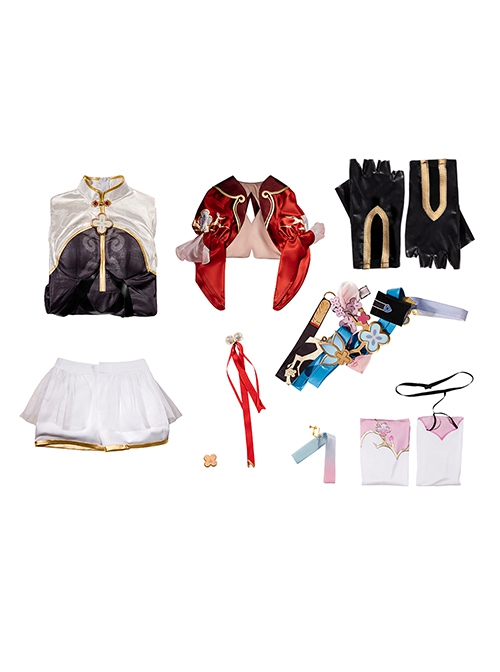 Game Honkai Star Rail March 7th Xianzhou Alliance Halloween Cosplay Costume Full Set