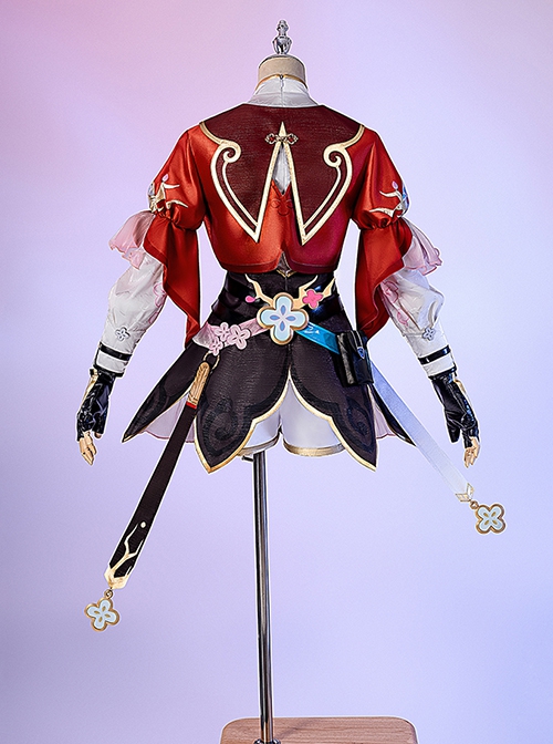 Game Honkai Star Rail March 7th Xianzhou Alliance Halloween Cosplay Costume Full Set