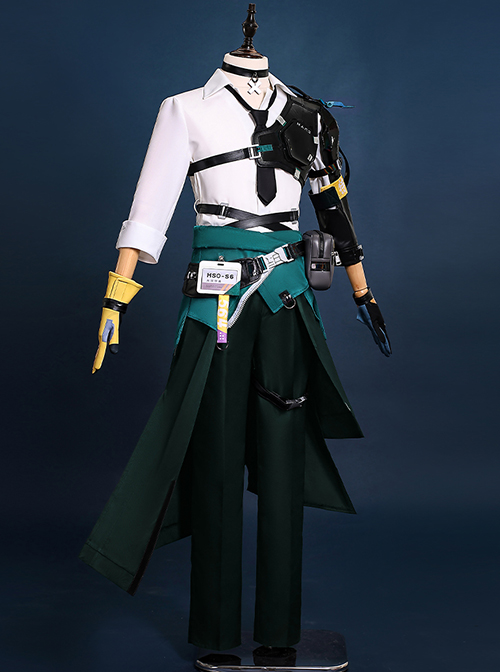Game Zenless Zone Zero Asaba Harumasa Halloween Cosplay Costume Full Set