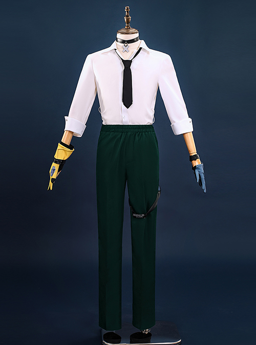 Game Zenless Zone Zero Asaba Harumasa Halloween Cosplay Costume Full Set