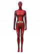 Deadpool & Wolverine Female Deadpool Bodysuit Halloween Cosplay Costume Full Set