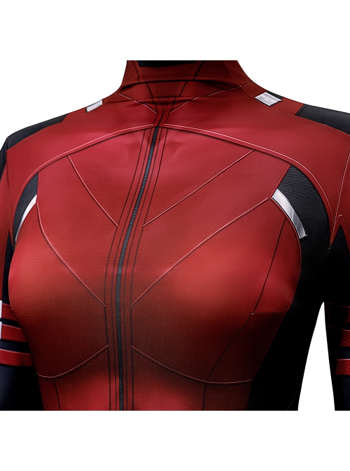 Deadpool & Wolverine Female Deadpool Bodysuit Halloween Cosplay Costume Full Set