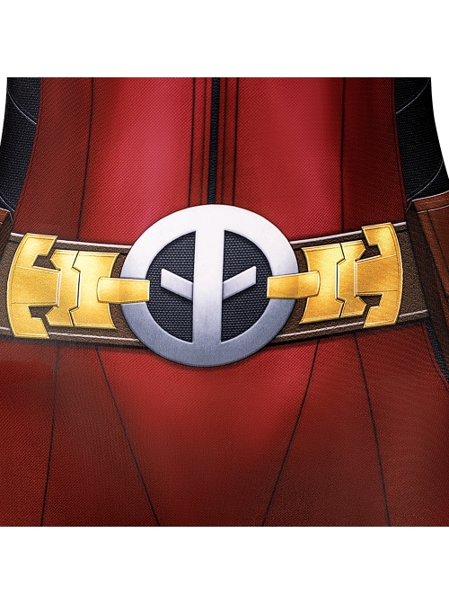 Deadpool & Wolverine Female Deadpool Bodysuit Halloween Cosplay Costume Full Set