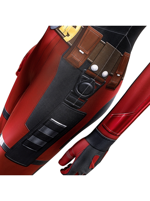 Deadpool & Wolverine Female Deadpool Bodysuit Halloween Cosplay Costume Full Set