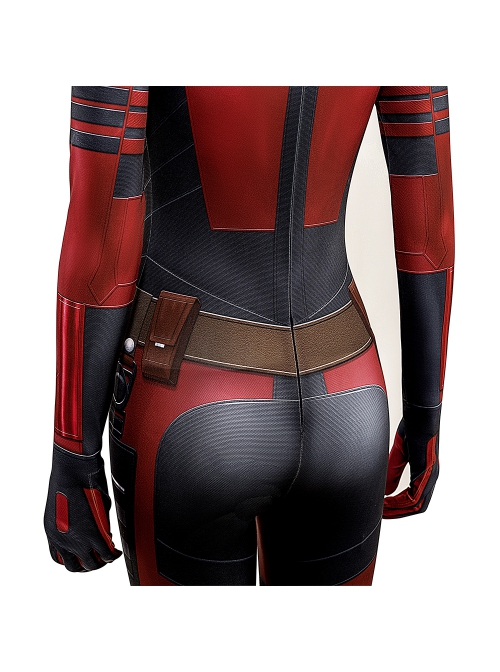 Deadpool & Wolverine Female Deadpool Bodysuit Halloween Cosplay Costume Full Set