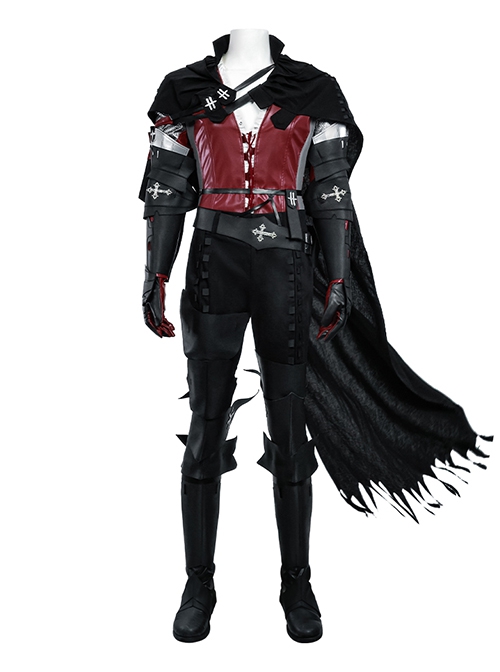 Game Final Fantasy XVI Clive Rosfield Halloween Cosplay Accessories Black Boots