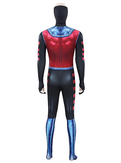 X-MEN 97 Gambit Remy Etienne LeBeau Bodysuit Halloween Cosplay Costume Set Without Shoes