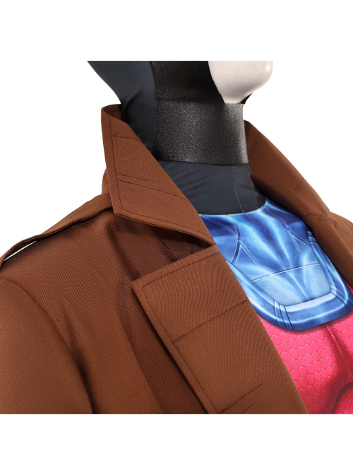 X-MEN 97 Gambit Remy Etienne LeBeau Bodysuit Halloween Cosplay Costume Set Without Shoes