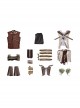 Game Baldur's Gate 3 Halsin Halloween Cosplay Costume Set Without Shoes