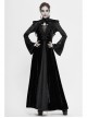 Gothic Bubble Trumpet Sleeve Beaded Tassel Lace Velvet Black Small Shawl