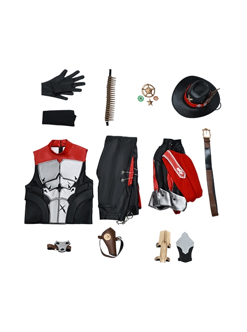 Game Honkai Star Rail Boothill Halloween Cosplay Costume Full Set