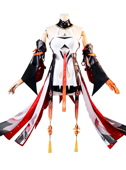 Game Wuthering Waves Changli Halloween Cosplay Costume Full Set