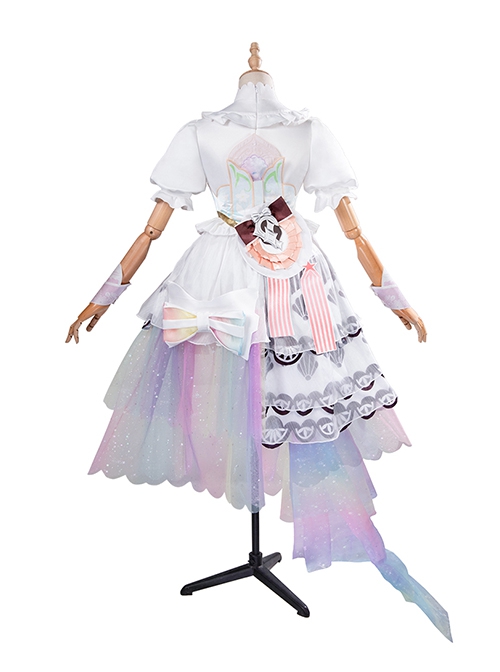 Game Honor Of Kings Dolia 520 Valentine's Day Heart Note Skins Halloween Cosplay Costume Full Set