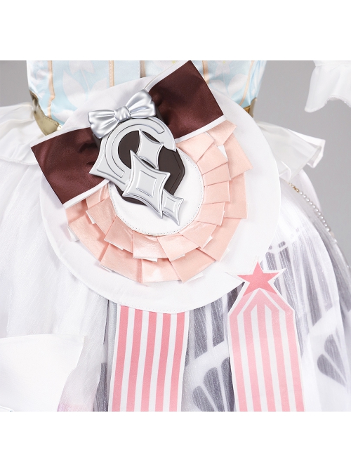 Game Honor Of Kings Dolia 520 Valentine's Day Heart Note Skins Halloween Cosplay Costume Full Set