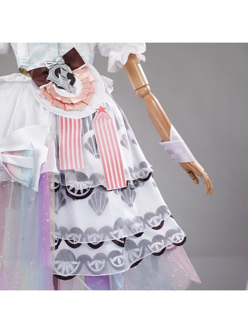 Game Honor Of Kings Dolia 520 Valentine's Day Heart Note Skins Halloween Cosplay Costume Full Set
