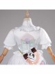 Game Honor Of Kings Dolia 520 Valentine's Day Heart Note Skins Halloween Cosplay Costume Full Set