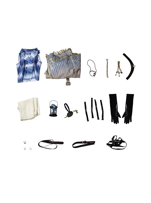 Game Identity V Naib Subedar Mercenary Cabinet Of Curiosities Halloween Cosplay Costume Full Set