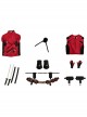 Deadpool & Wolverine Female Deadpool Bodysuit Halloween Cosplay Costume Set Without Shoes Without Helmet Without Props