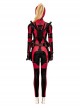 Deadpool & Wolverine Female Deadpool Bodysuit Halloween Cosplay Costume Set Without Shoes Without Helmet Without Props
