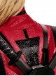 Deadpool & Wolverine Female Deadpool Bodysuit Halloween Cosplay Costume Set Without Shoes Without Helmet Without Props