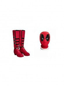 Deadpool & Wolverine Female Deadpool Bodysuit Halloween Cosplay Costume Accessories Shoes And Helmet