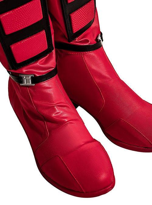 Deadpool & Wolverine Female Deadpool Bodysuit Halloween Cosplay Costume Accessories Shoes And Helmet