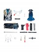 Game Honkai Star Rail Feixiao Halloween Cosplay Costume Full Set