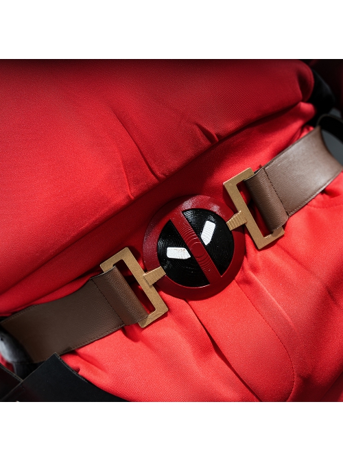 Movie Deadpool & Wolverine Deadpool Children Hoodie Halloween Cosplay Costume Set Without Helmet And Shoes And Pistol