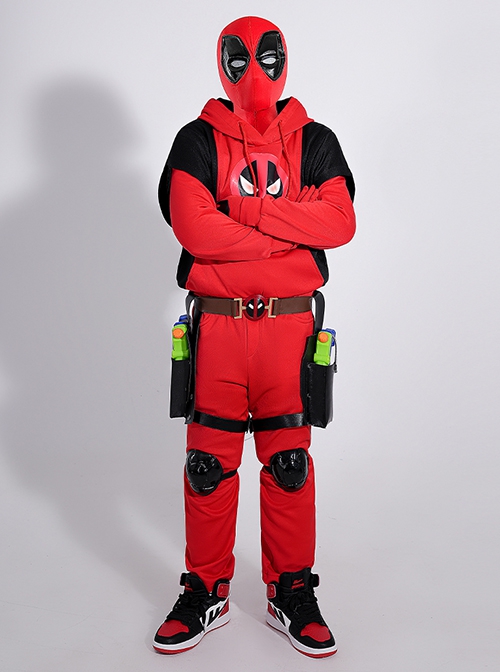 Movie Deadpool & Wolverine Deadpool Children Hoodie Halloween Accessories Helmet