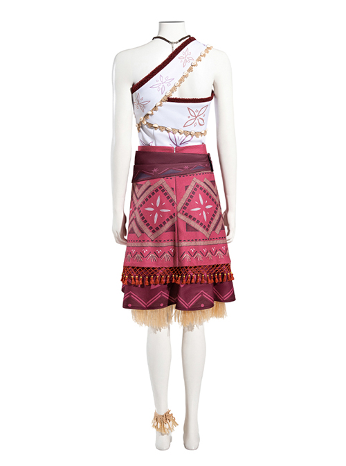 Anime Movie Animated Moana 2 Moana Halloween Cosplay Costume Set Without Shoes