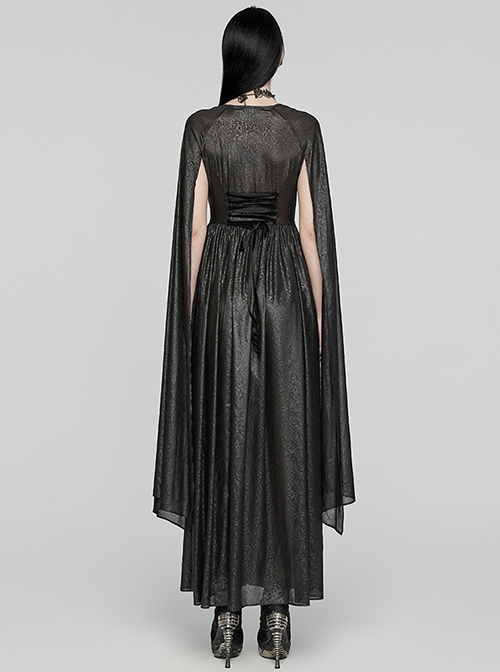 gothic chiffon dress "Vampire Court" Chiffon Gothic Dress