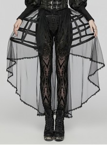 Personalized Three Layer Double Sided Black Fishbone Hollow Gothic Baroque Bird Cage Bustle