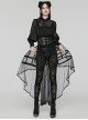 Personalized Three Layer Double Sided Black Fishbone Hollow Gothic Baroque Bird Cage Bustle