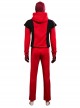 Movie Deadpool & Wolverine Deadpool Teenager Hoodie Halloween Cosplay Costume Set Without Shoes