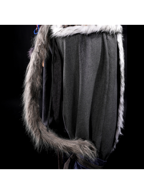 Game Black Myth Wukong Wukong Tiger Hide Loincloth Skirt Halloween Cosplay Costume Full Set