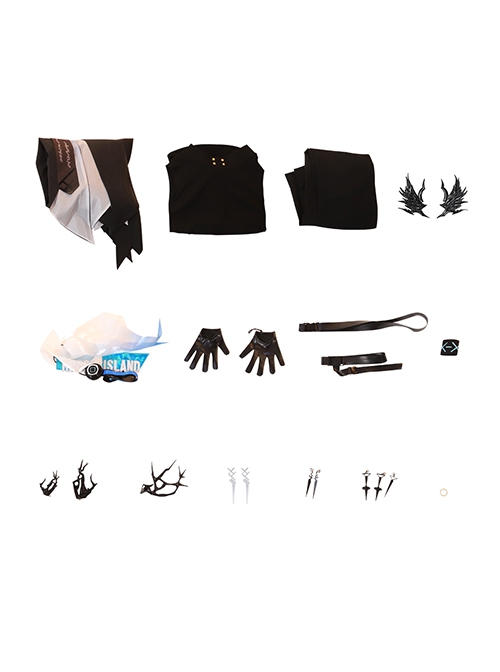 Game Arknights Logos Halloween Cosplay Costume Full Set