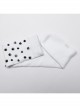 Personalized White Combed Cotton With Plastic Rivet Decorated Punk Style High Socks