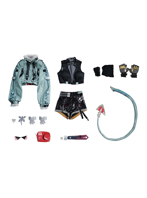 Game Zenless Zone Zero Jane Doe Halloween Cosplay Costume Full Set