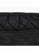 Exquisite Retro Black Printed Fabric Side Carved Japanese Style Buttons With Lace Rope Design Gothic Style Leggings