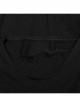 Sexy Hollow Elastic Knitted Splicing Mesh Front High Collar Earmuff Design Punk Style Hooded Long Sleeved T-Shirt