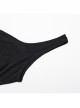 Black Stretch Mesh Stitching Comfortable Knitted Fabric Waist And Abdomen Pleats With Irregular Hem Punk Style Hooded Two Piece Dress