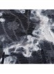 Ink Jiangnan Black And Gray Knitted Tie Dye With Medium Length Slit Hem Gothic Style Slim Tube Top Long Dress